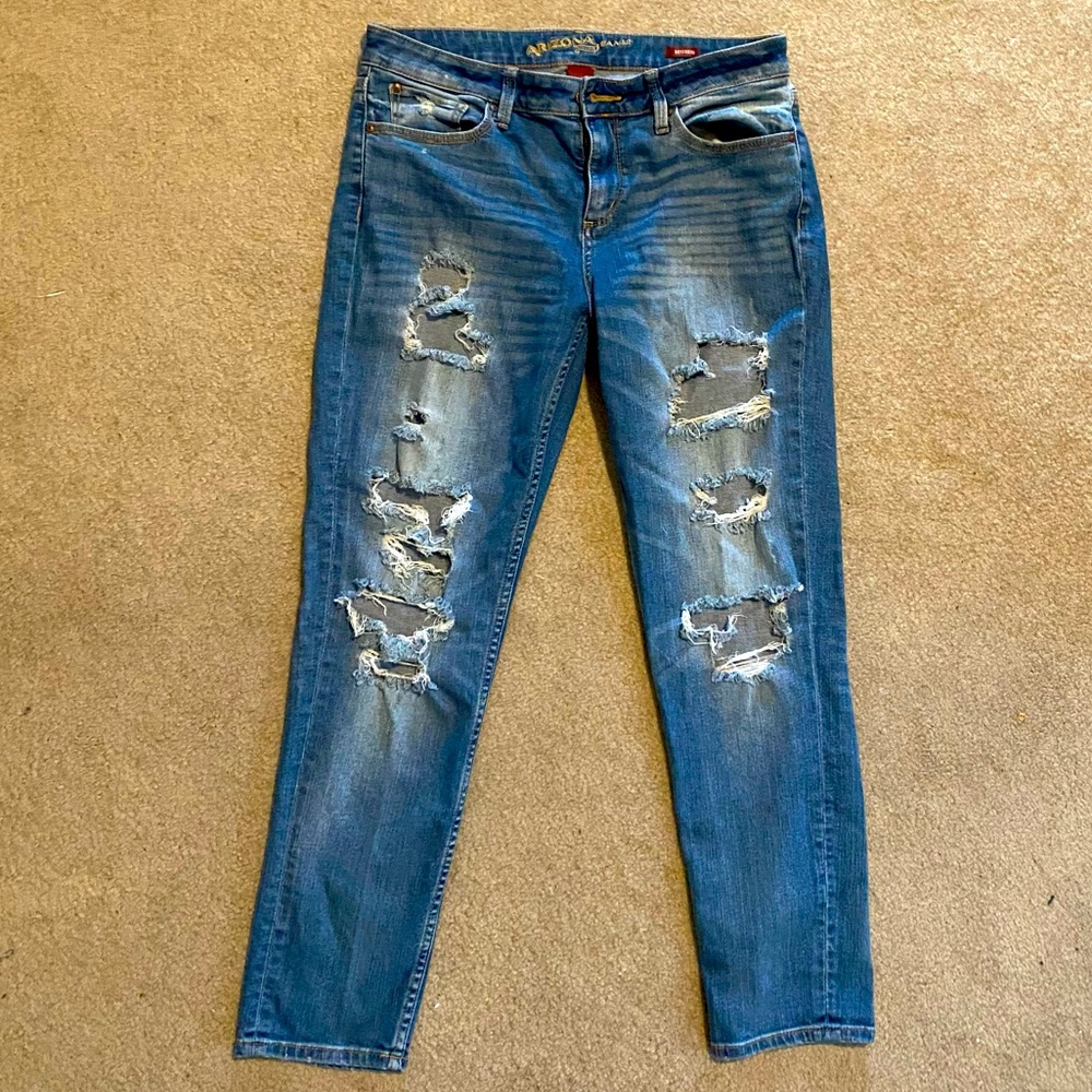 Distressed Arizona Jeans